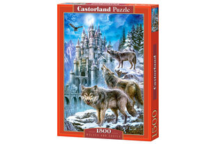 Пазл Puzzle Castorland 1500 дет. "Wolves and castle" цена и информация | Пазлы | hansapost.ee