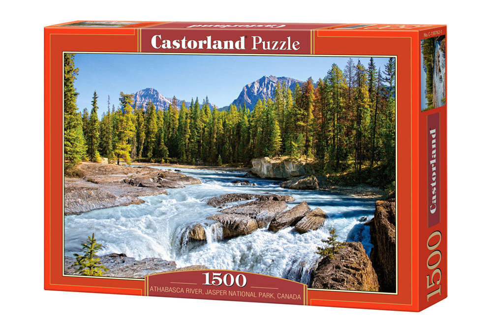 Pusle Puzzle Castorland Athabasca River (Jõgi Kanadas) Jasper National Park, Canada, 1500 osa. цена и информация | Pusled lastele ja täiskasvanutele | hansapost.ee