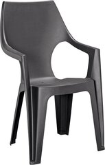 Садовый стул Dante High Back серый цена и информация |  Садовые стулья, кресла, пуфы | hansapost.ee