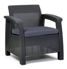 Садовые стулья Corfu Duo Set серый цена и информация |  Садовые стулья, кресла, пуфы | hansapost.ee