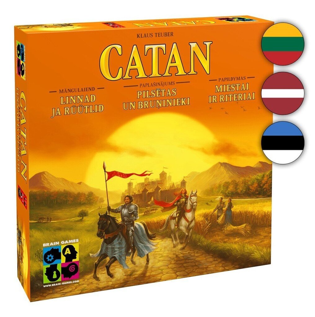 Lauamäng Catan: Linnad ja rüütlid (lisa) LT, LV, EE hind ja info | Lauamängud ja mõistatused perele | hansapost.ee