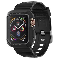 Spigen Rugged Armor ”PRO” Apple Watch 4 (44MM) Black (Black) цена и информация | Аксессуары для смарт-часов и браслетов | hansapost.ee