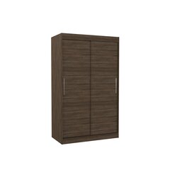 Шкаф ADRK Furniture Collin, темно-коричневый цена и информация | Шкафы | hansapost.ee