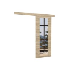 Двери для ниши с зеркалом ADRK Furniture Brit 86, дубовый цвет цена и информация | Шкафы | hansapost.ee