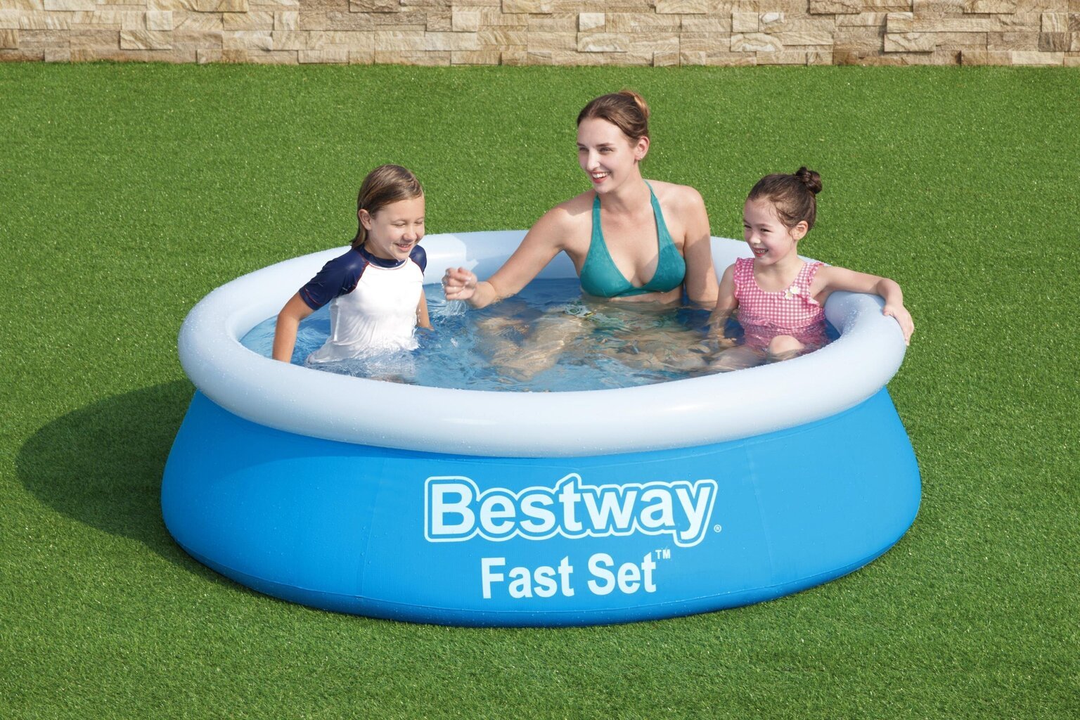 Täispuhutav bassein Bestway Fast Set, 183x51 cm, sinine hind ja info | Basseinid | hansapost.ee