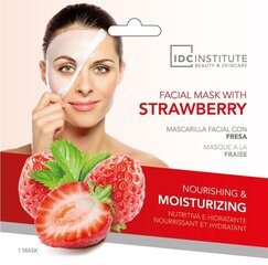 Toitev ja niisutav näomask maasikatega IDC Institute 22 g hind ja info | Näomaskid ja silmamaskid | hansapost.ee