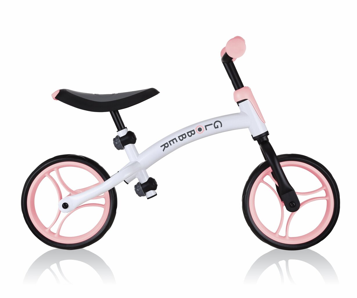 Tasakaaluratas Globber Go Bike Duo, pastellroosa, 614-210 hind ja info | Jooksurattad lastele | hansapost.ee