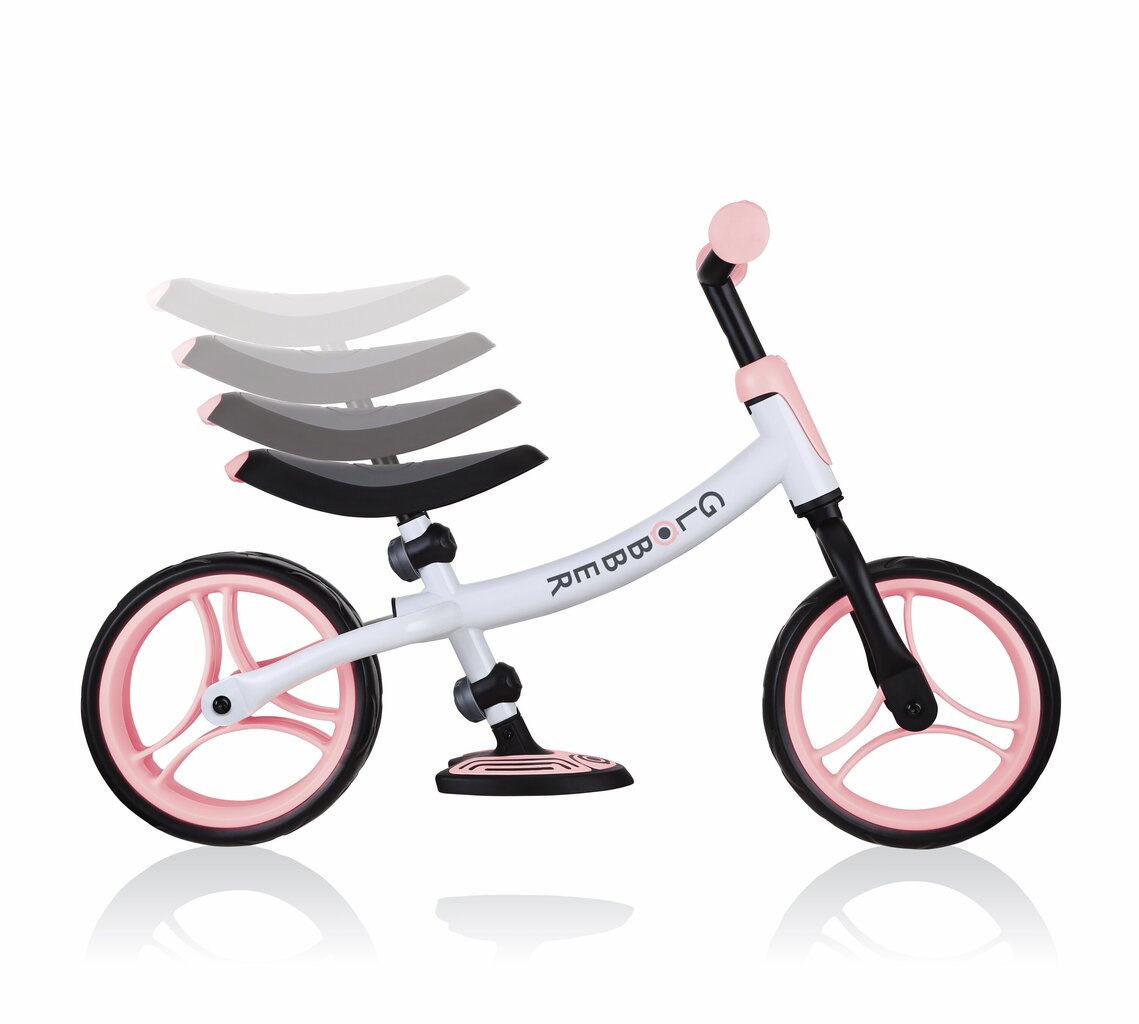 Tasakaaluratas Globber Go Bike Duo, pastellroosa, 614-210 hind ja info | Jooksurattad lastele | hansapost.ee