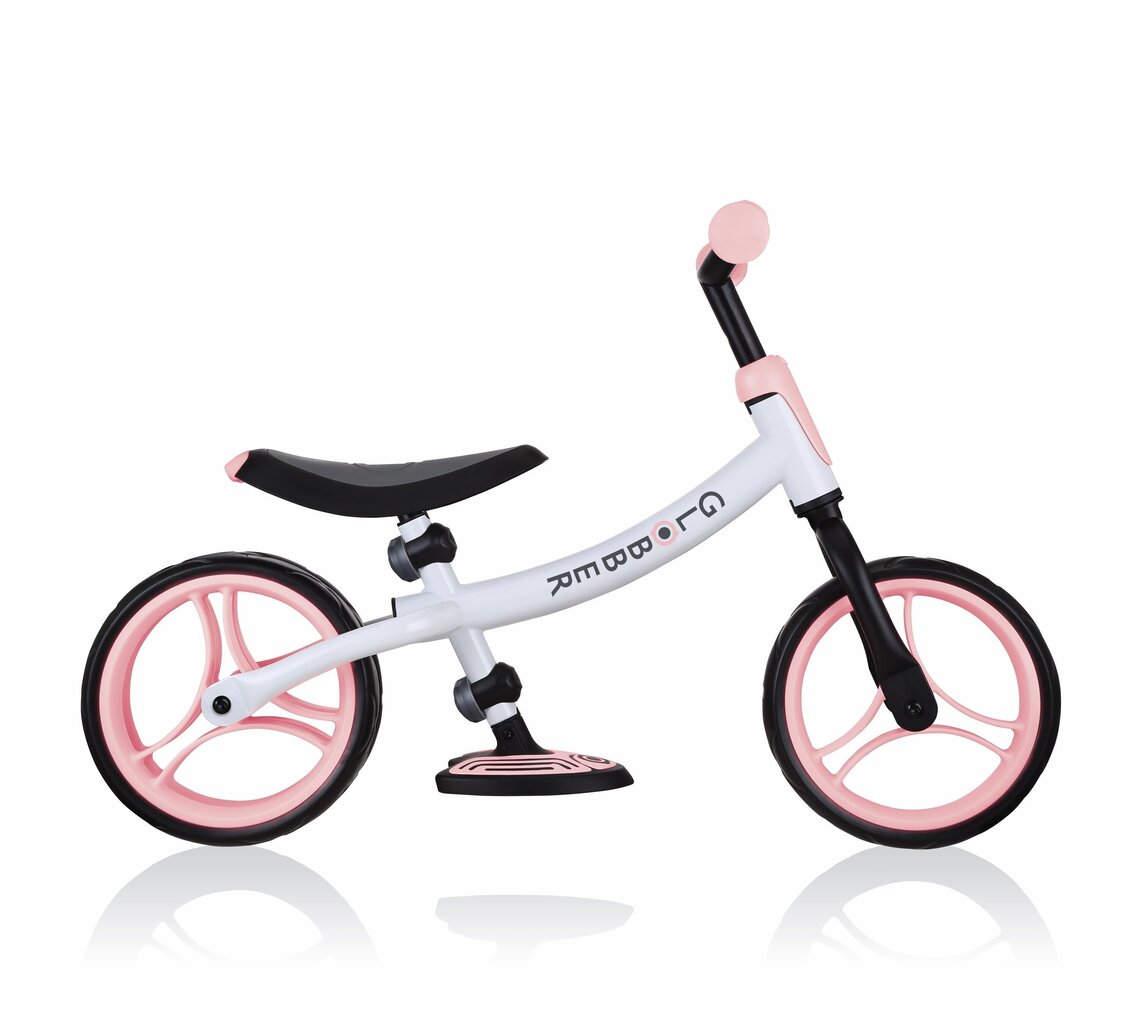 Tasakaaluratas Globber Go Bike Duo, pastellroosa, 614-210 hind ja info | Jooksurattad lastele | hansapost.ee