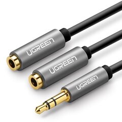 Kaabel Ugreen 3.5mm, 20cm UGR162 цена и информация | Кабели и провода | hansapost.ee