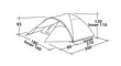 Telk Easy Camp Quasar 300, sinine цена и информация | Telgid | hansapost.ee