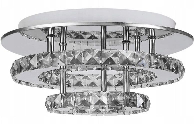 LED laevalgusti Crystal Round Double, 4000K цена и информация | Laelambid | hansapost.ee