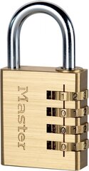 Tabalukk MASTER LOCK 604EURD kombinatsiooniga (3ZM085) цена и информация | Замки | hansapost.ee