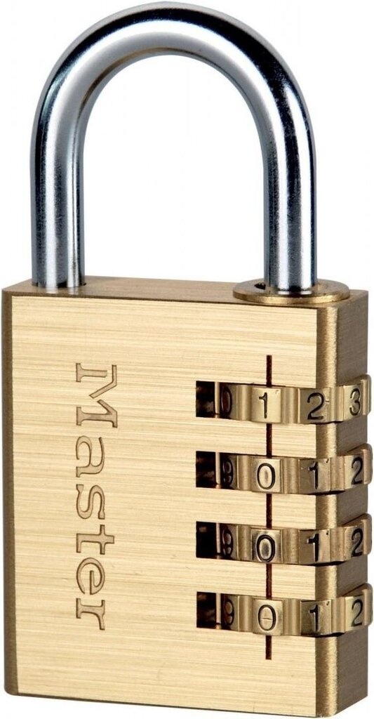 Tabalukk MASTER LOCK 604EURD kombinatsiooniga (3ZM085) цена и информация | Lukud | hansapost.ee