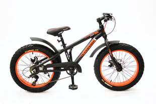 Велосипед детский Corelli Fatboy 20", черный/красный цена и информация | Велосипеды | hansapost.ee