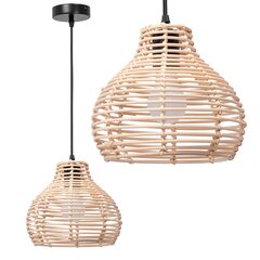 Rippvalgusti Bamboo Natural, Small / 22 cm price and information | Pendant lights | hansapost.ee