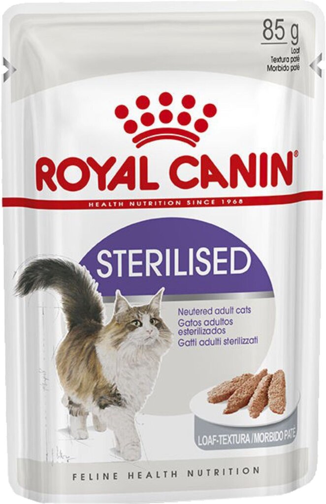 Konserv steriliseeritud kassidele Royal Canin Sterilised, 12x85 g цена и информация | Kassikonservid | hansapost.ee