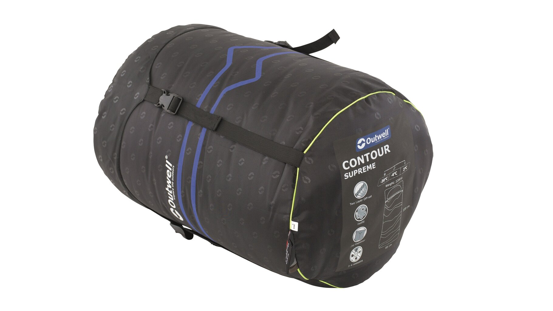 Magamiskott Outwell Contour Supreme, pruun hind ja info | Magamiskotid | hansapost.ee