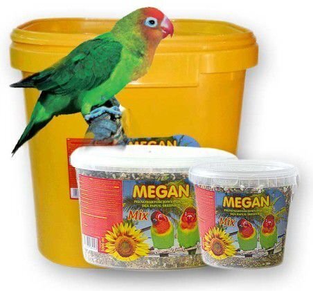 Toit keskmistele papagoidele Megan, 3 l цена и информация | Toit lindudele | hansapost.ee