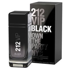 Parfüümvesi Carolina Herrera 212 VIP Black EDP meestele 200 ml цена и информация | Мужские духи | hansapost.ee