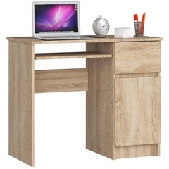 Письменный стол NORE Piksel, правый вариант, цвета дуба цена и информация | Компьютерные, письменные столы | hansapost.ee
