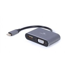 Кабель эксперт A-USB3C-HDMIVGA-01 цена и информация | Адаптеры и USB-hub | hansapost.ee