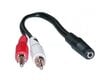 Adapter Goobay 50092, 3.5mm, 0.2m цена и информация | USB adapterid ja jagajad | hansapost.ee