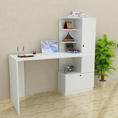Письменный стол Kalune Design Merinos, белый цена и информация | Компьютерные, письменные столы | hansapost.ee
