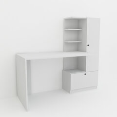 Письменный стол Kalune Design Merinos, белый цена и информация | Компьютерные, письменные столы | hansapost.ee