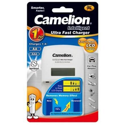 Camelion patareide laadija BC-0907 1-4 AA/AAA Ni-MH Batteries hind ja info | Akupatareide laadijad | hansapost.ee