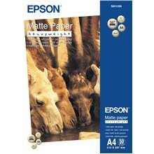 Epson Matte Paper Heavy Weight, DIN A4, 167g price and information | Kirjatarvikud | hansapost.ee