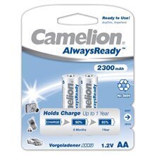 Patareid Camelion AlwaysReady Rechargeable Batteries Ni-MH, AA/HR6, 2300 mAh, 2 tk. hind ja info | Camelion Remondikaubad, sanitaartehnika ja kütteseadmed | hansapost.ee