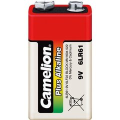 Camelion элемент Plus Alkaline 9В, 6LR61, 1 шт. цена и информация | Батареи | hansapost.ee