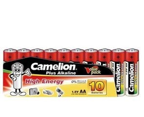 Camelion patareid Plus Alkaline, 1.5 V, AA/LR06, 10 tk hind ja info | Camelion Remondikaubad, sanitaartehnika ja kütteseadmed | hansapost.ee