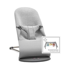 Babybjörn lamamistool Bliss Bundle Light Grey, 3D Jersey/toy hind ja info | Beebi lamamistoolid | hansapost.ee