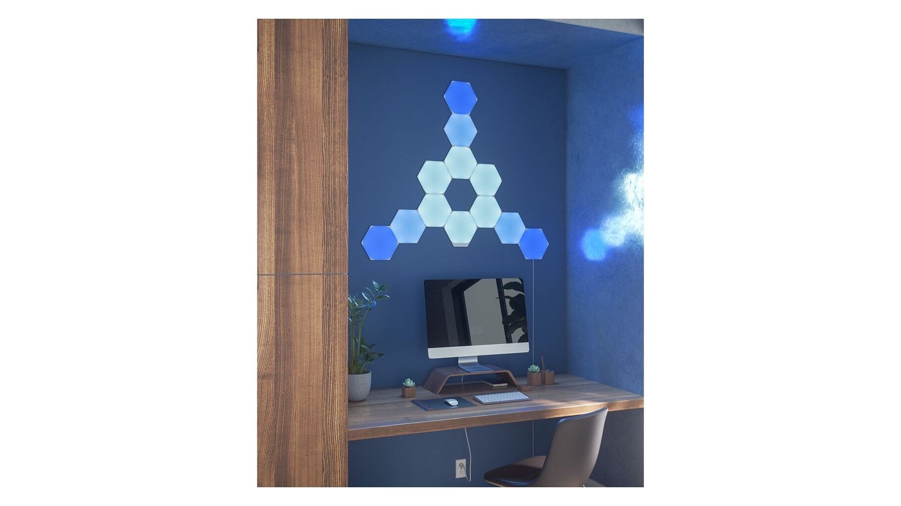 Nanoleaf Shapes Hexagons Smarter Kit (9 paneeli) hind ja info | Seinavalgustid | hansapost.ee