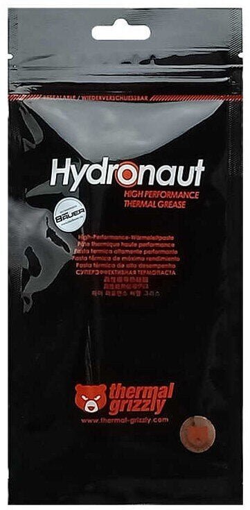 Thermal Grizzly Hydronaut Thermal Grease 1 g, 11.8 W hind ja info | Protsessori jahutid | hansapost.ee