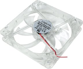 Logilink Fan 120*120*25, acryl, with 4 цена и информация | Компьютерные вентиляторы | hansapost.ee