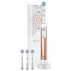 Oral-B Genius X 20000 Rose Gold Sensitive Luxe edition цена и информация | Электрические зубные щетки | hansapost.ee