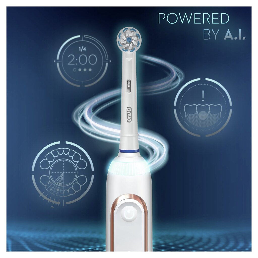 Elektriline hambahari Oral-B Genius X 20000N, Rose Gold UT Lux Edition hind ja info | Elektrilised hambaharjad | hansapost.ee