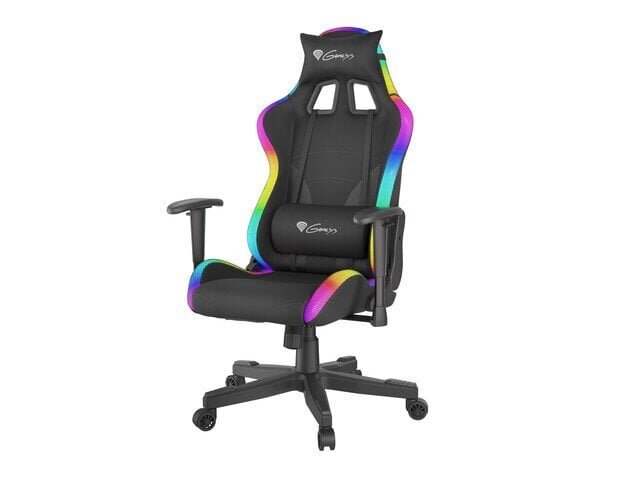 Mänguritool Genesis Trit 600 RGB koos valgustusega, must hind ja info | Kontoritoolid | hansapost.ee