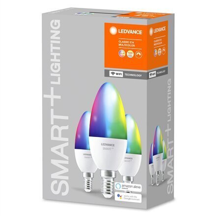 Nutikas LED pirn Ledvance Smart Candle E14 5W 470lm, 3 tk цена и информация | Lambipirnid ja LED-pirnid | hansapost.ee