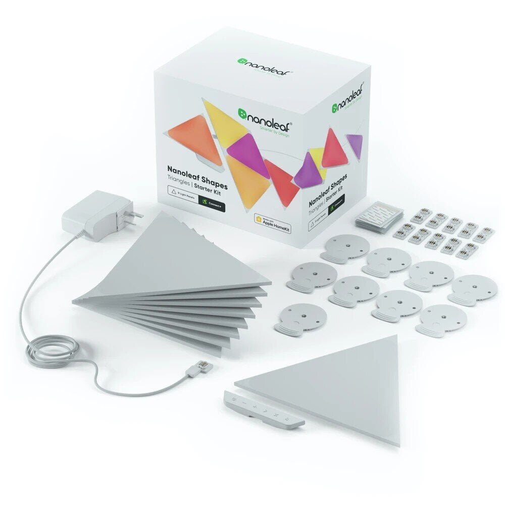 Nanoleaf Shapes Triangles Starter Kit (9 hind ja info | Seinavalgustid | hansapost.ee