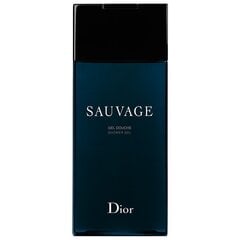 Dušigeel Christian Dior Sauvage meestele 200 ml hind ja info | Dušigeelid ja deodorandid meestele | hansapost.ee