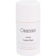 Calvin Klein Obsessed For Men deodorant meestele 75 ml hind ja info | Dušigeelid ja deodorandid meestele | hansapost.ee