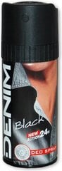 DEO Spray 150ml Denim Black цена и информация | Мужская парфюмированная косметика | hansapost.ee