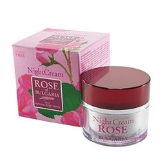 Увлажняющий ночной крем для лица с водой роз Biofresh Rose Of Bulgaria 50 мл цена и информация | Кремы для лица | hansapost.ee