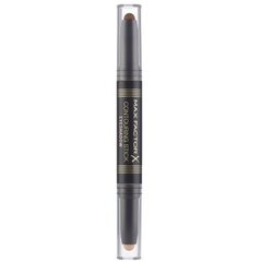 Kahepoolne lauvärv Max Factor 5 g, 002 Warm Taupe & Amber Brown hind ja info | Lauvärvid, ripsmetušid ja silmapliiatsid | hansapost.ee