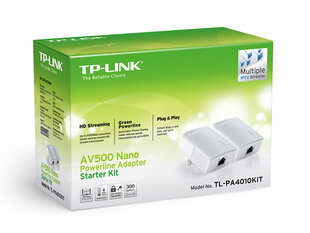 Беспроводной двухдиапазонный сетевой адаптер TP-LINK AV500, Dual Band, 300 Мбит/с / 500 Мбит/с цена и информация | Маршрутизаторы (роутеры) | hansapost.ee