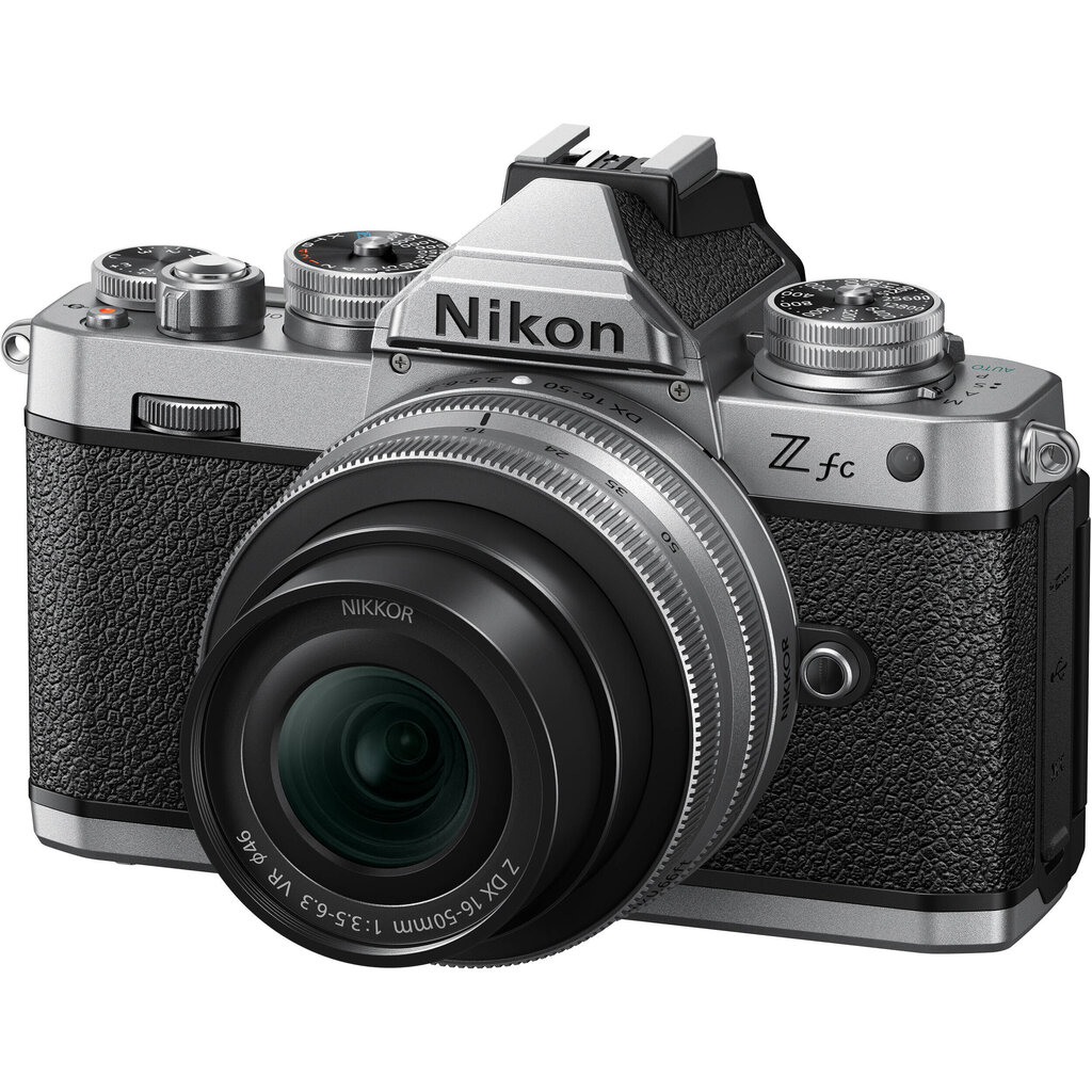 Nikon Z fc + NIKKOR Z DX 16-50mm f/3.5-6.3 VR (Silver) цена и информация | Fotoaparaadid | hansapost.ee